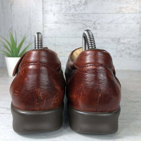 SAS Willow Leather Walnut Mary Janes Comfort Sandals Flats Wmns Size 9‎ (Narrow) - Picture 7 of 12
